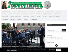 Tablet Screenshot of justitiarul.ro
